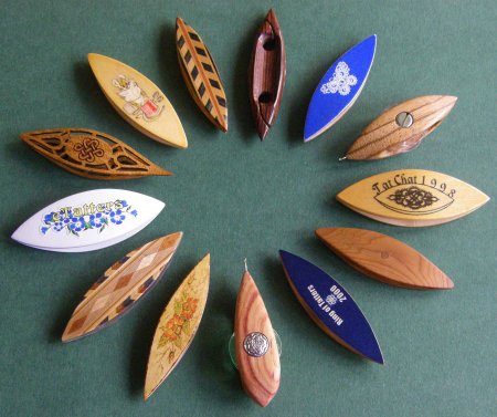 wooden shuttles